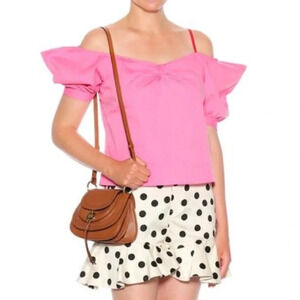 STAUD Ruby Top Pink Size XS